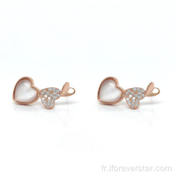 Boucles d&#39;oreilles chaudes Boucles d&#39;oreilles pour dames Populaire Boucles d&#39;oreilles coeur